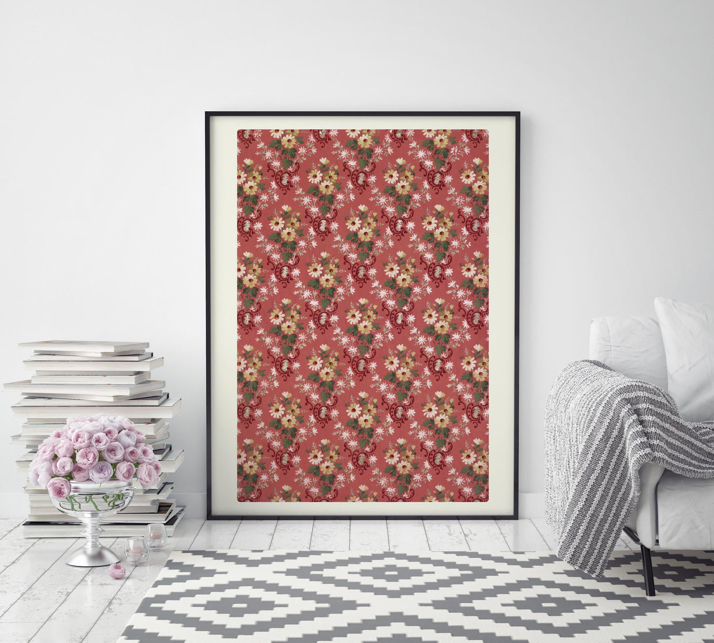 William Morris Floral Pattern I Poster