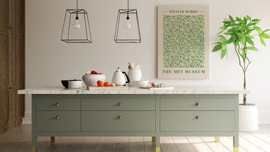 William Morris Vintage Willow Art Exhibition Poster