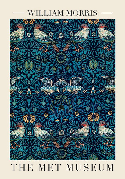 Conjunto de 3 láminas artísticas de William Morris