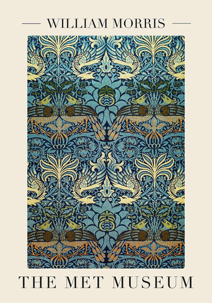 Conjunto de 3 láminas artísticas de William Morris