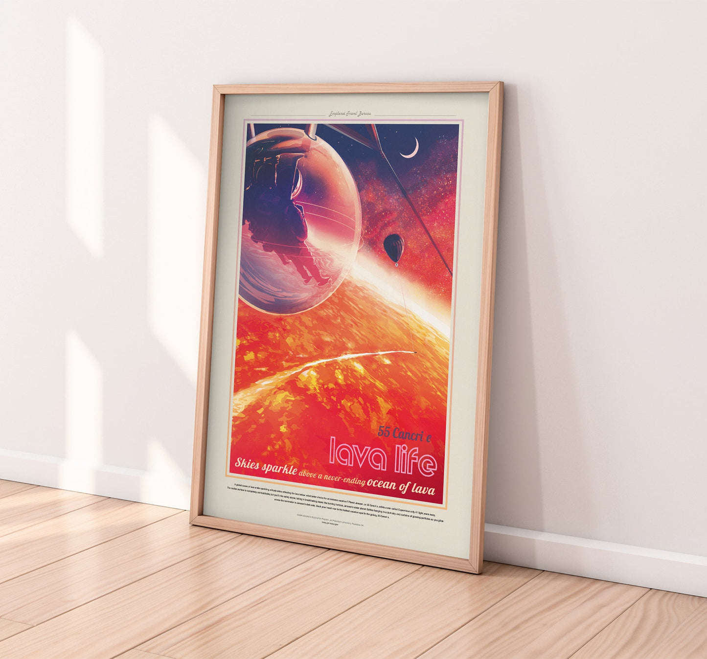 NASA Travel Poster - 55 Cancri e