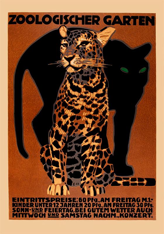 Mountain Lion Set of 2 Japanese Art Prints