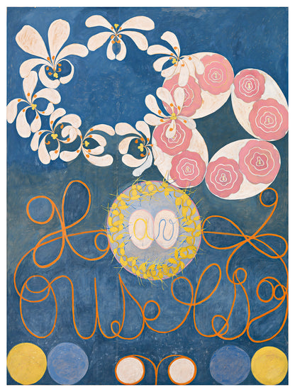 Hilma Af Klint El cartel de la exposición Guggenheim número 1 de los diez más grandes