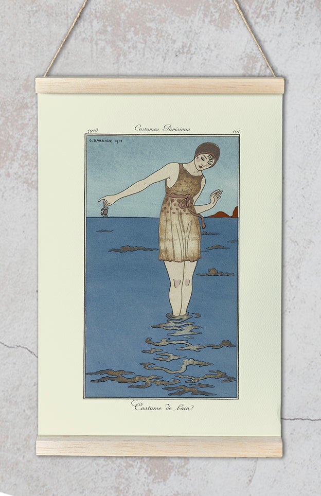 Costume de Bain Vintage Poster