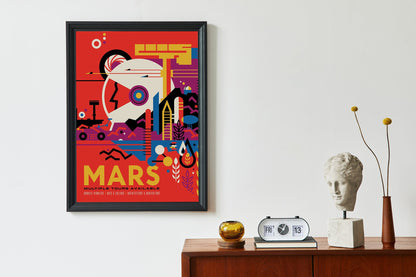 Póster Explorar Marte