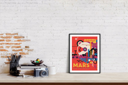 Póster Explorar Marte