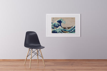 La gran ola de Kanagawa de Hokusai