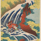 Yoshitsune WaterFalls by Hokusai