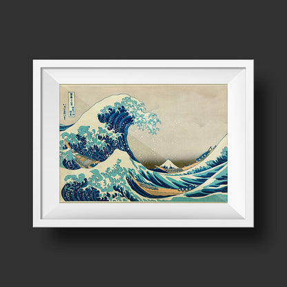 La gran ola de Kanagawa de Hokusai