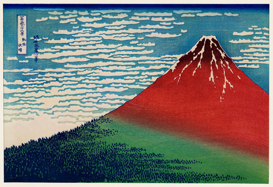 Monte Fuji Rojo de Katsushika Hokusai