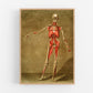 Vintage anatomical illustration | Skeleton and muscle | Giclée fine art print | Modern Vintage decor | Eco-friendly gift