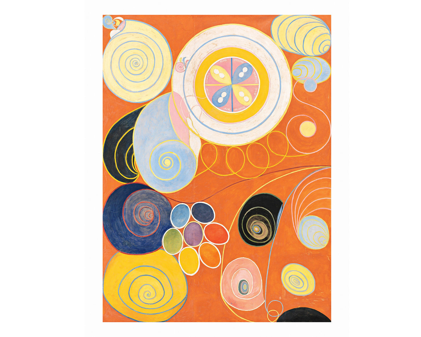 Vintage Hilma af Klint abstract art | Feminist art | Giclée fine art print | Housewarming, birthday gift | Eco-friendly vintage decor