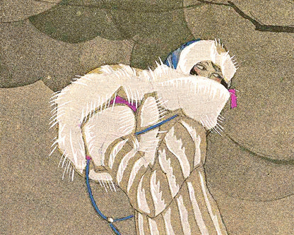 Moda de patinaje francesa de época | La belleza de Chamonix | Ilustración de moda de los años 20 | Arte art déco | Impresión artística giclée | Regalo ecológico