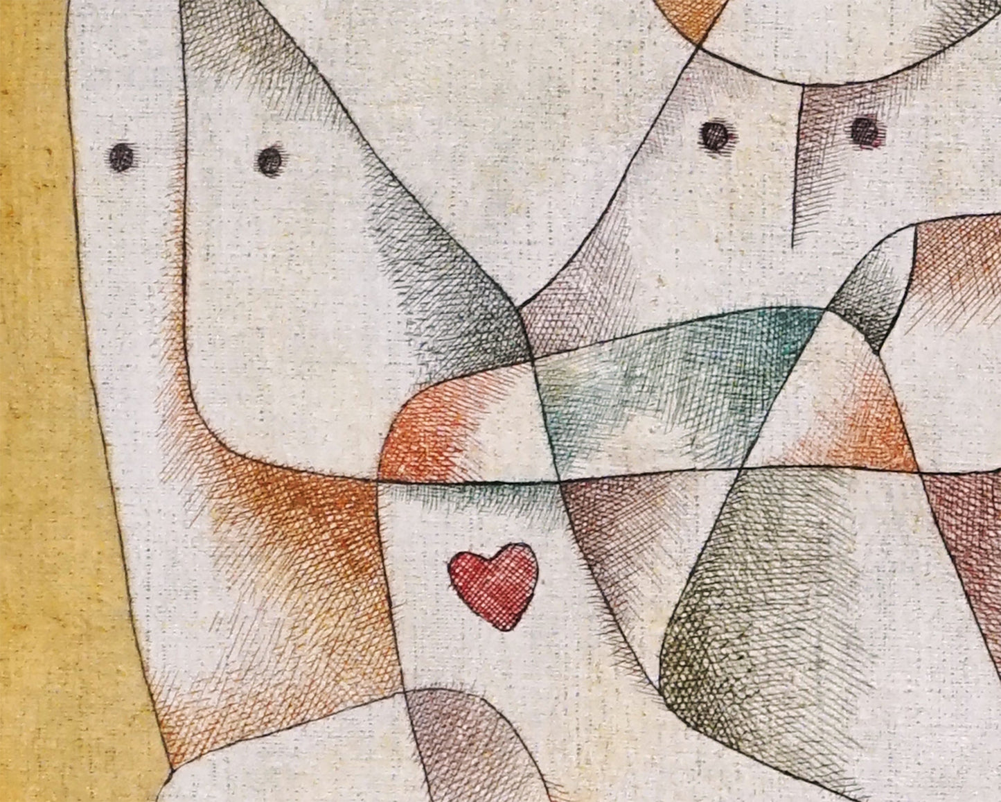 Arte de corazón vintage moderno | Amor y San Valentín | Amor y relaciones platónicas o románticas | Pintura al óleo sobre lienzo de principios del siglo XX