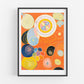 Vintage Hilma af Klint abstract art | Feminist art | Giclée fine art print | Housewarming, birthday gift | Eco-friendly vintage decor