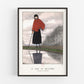 Vintage French fashion | the Park in December | 1920's fashion plate | Art deco style art | Giclée fine art print | Eco-friendly gift