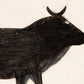 Bill Traylor Americana art | Black cow | Farm folk art | African American self-taught artist | Modern vintage wall décor