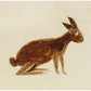 Bill Traylor Americana art | Brown rabbit | Farm folk art | African American self-taught artist | Modern vintage wall décor