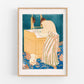 Vintage woman bathing painting  | Mary Cassatt | Bathroom decor | Female artist | Feminist art | Art deco art | Eco-friendly gift