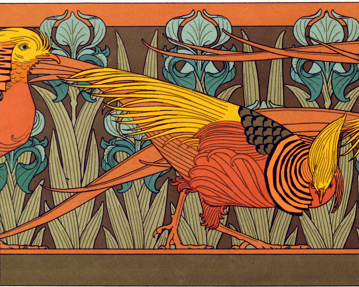 Art nouveau animals | Snails, ladybugs, pheasant, birds | L'animal dans la Décoration | Natural History art | Modern vintage décor