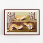 Art nouveau ermine | L'animal dans la Décoration | Wild animal print | Natural History art | Modern vintage décor | Eco-friendly gift