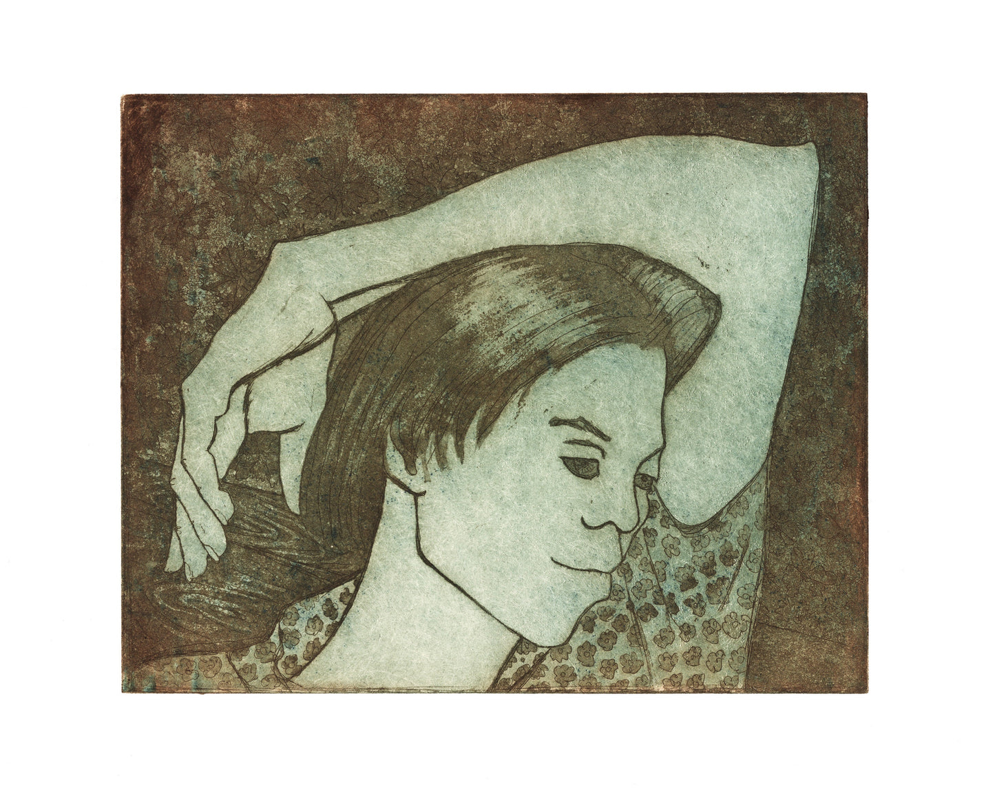 Portrait of rest | Woman with arm on head | Vintage African American art | Bathroom, bedroom print | Modern vintage | Eco-friendly gift