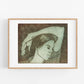Portrait of rest | Woman with arm on head | Vintage African American art | Bathroom, bedroom print | Modern vintage | Eco-friendly gift