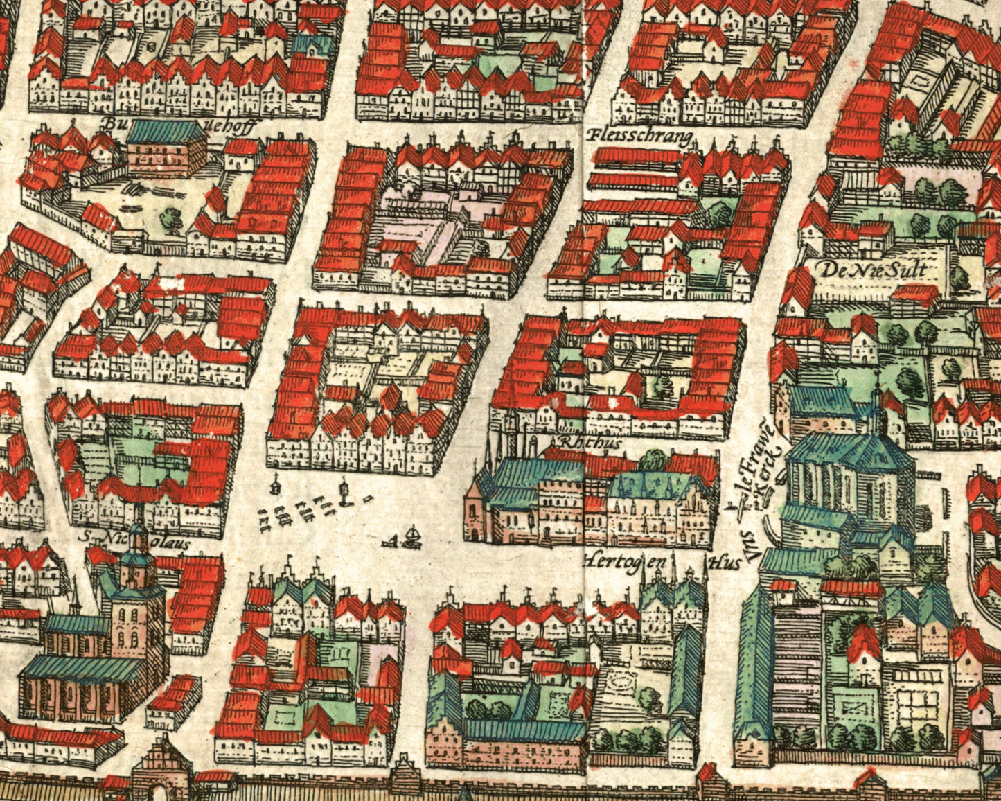 Map of Luneburg, Germany