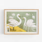 Art nouveau swan | Verneuil L'animal dans la Décoration | Water bird art | Natural History print | Modern vintage décor | Eco-friendly gift