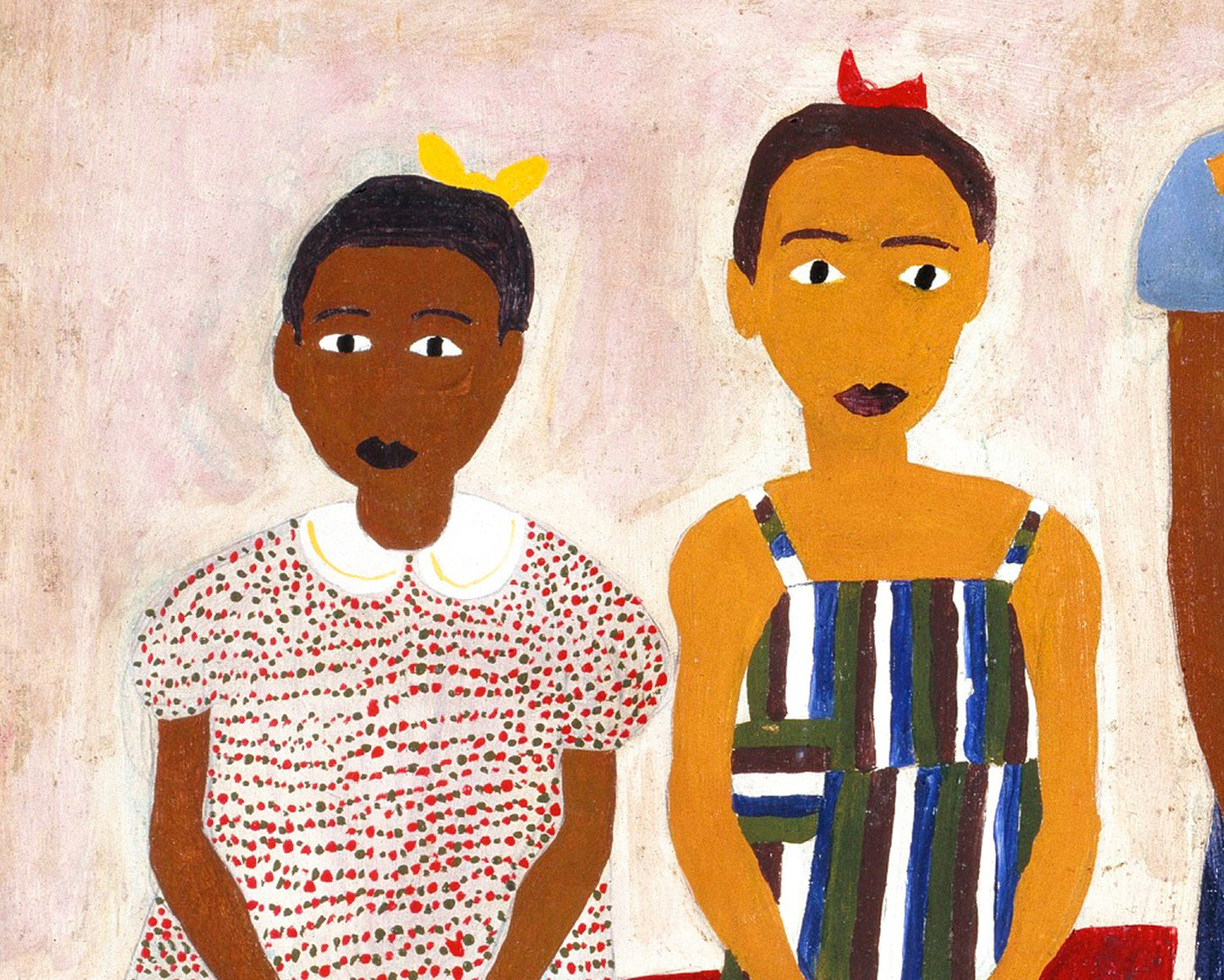 Three Little Children by William H. Johnson