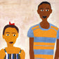 Three Little Children by William H. Johnson