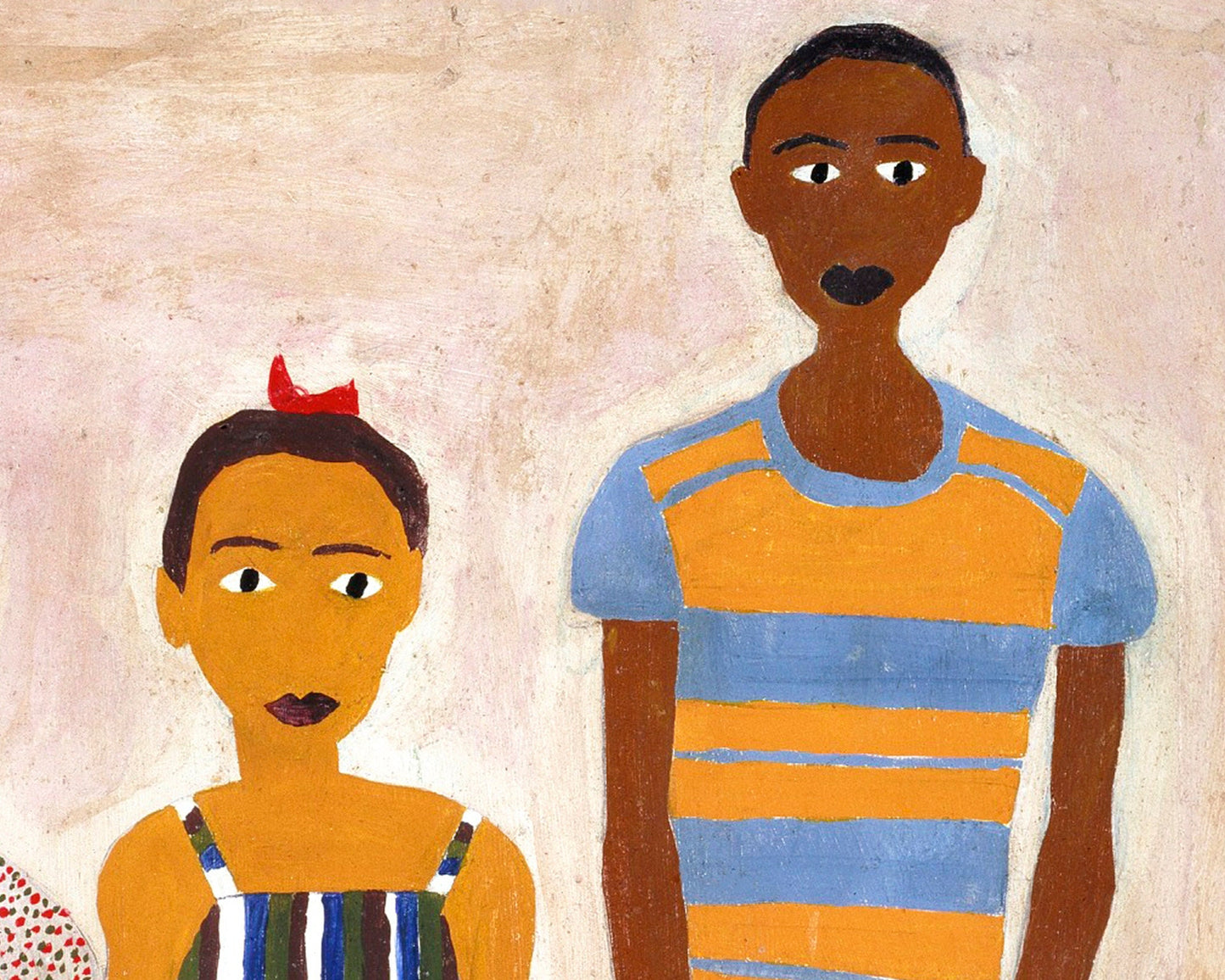 Three Little Children by William H. Johnson