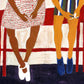 Three Little Children by William H. Johnson