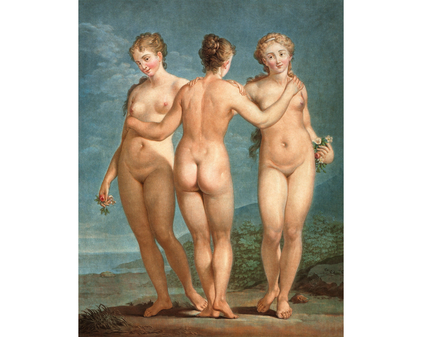 Las tres gracias de Jean François Janinet