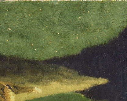 Arte de lobo vintage | Lobo a la luz de la luna | Impresión artística de lobo solitario | Vida salvaje vintage | Pintura de cielo estrellado | Arte mural de animales | Frederic Remington