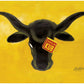 Vintage French advertisement | Bouillon Kub | Bull painting | Colorful kitchen and farm wall art