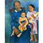 Vintage portrait of motherhood | Polynesian Woman with Children and cat | Paul Gauguin | Parent and child wall art | Person of color art