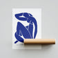 Blue Nude II by Henri Matisse Digital Download -  Matisse Blue Nude, Matisse Art Print, Henri Matisse Nu Bleu, Matisse Art Poster, Henri Matisse, Home Decor Digital Download Wall Art