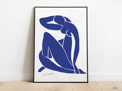 Desnudo azul II de Henri Matisse Matisse Desnudo azul, Matisse Art Print, Henri Matisse Nu Bleu, Matisse Art Poster, Henri Matisse, Home Decor Wall Art