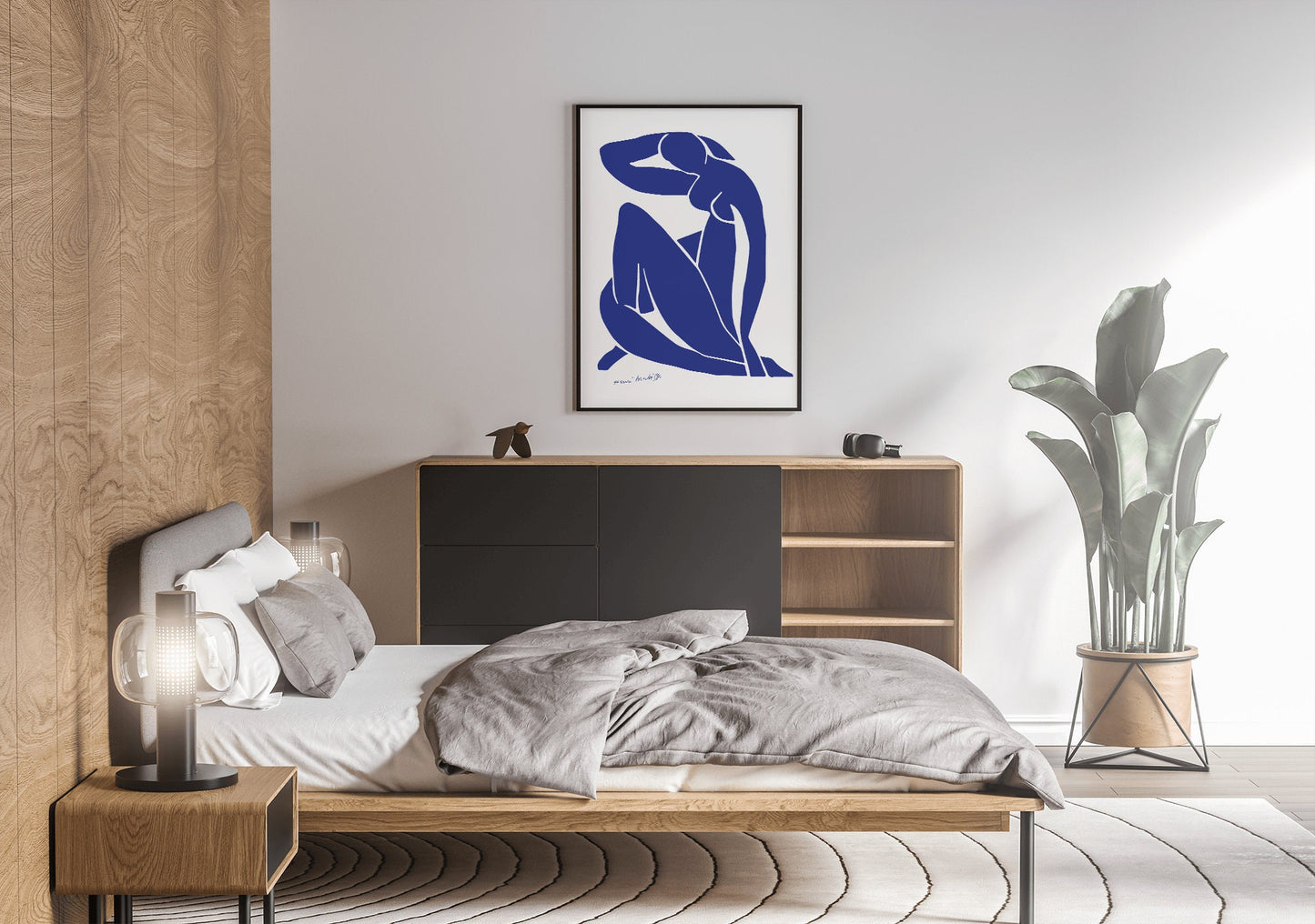 Blue Nude II by Henri Matisse Digital Download -  Matisse Blue Nude, Matisse Art Print, Henri Matisse Nu Bleu, Matisse Art Poster, Henri Matisse, Home Decor Digital Download Wall Art