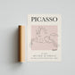 Picasso - The Horse I Exhibition Poster - Vintage Line Art Poster, Minimalist Line Drawing, Ideal Home Decor or Gift Print