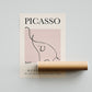 Picasso - Elephant, Exhibition Vintage Line Art Poster, L'éléphant Minimalist Line Drawing, Ideal Home Decor or Gift Print