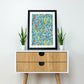 William Morris Exhibition Poster, Four Fruits Pattern, Art Nouveau, Wallpaper, Pomegranate Pattern, Home Decor, Wall Art