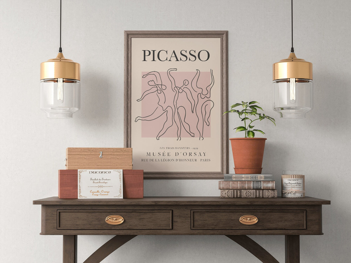 Picasso Exhibition Poster, Dance, Vintage Art, Minimalist Poster, Line Drawing, Art Print, Bedroom Art, Ideal Gift, Various Sizes