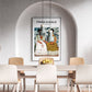 Frida Kahlo - The Two Fridas Exhibition Poster, Vintage Home Decor, Wall Art Print