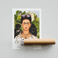 Frida Kahlo - Self Portrait Exhibition Poster, Vintage Home Decor, Wall Art Poster Print