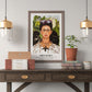 Frida Kahlo - Self Portrait Exhibition Poster, Vintage Home Decor, Wall Art Poster Print