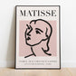 Henri Matisse - Nadia, Exhibition Vintage Line Art Poster, Minimalist Line Drawing Wall Art, Ideal Home Decor or Gift Print