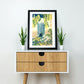 Katsushika Hokusai - Yōrō Waterfall in Mino Province, Vintage Japanese Woodblock Print, Japanese Wall Art, Home Decor