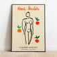 Henri Matisse Nude with Oranges Exhibition Poster, Home Decor Wall Art